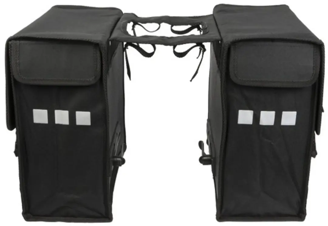 Willex Shopper Dubbele Fietstas 38L - Zwart - afbeelding 4 van 6