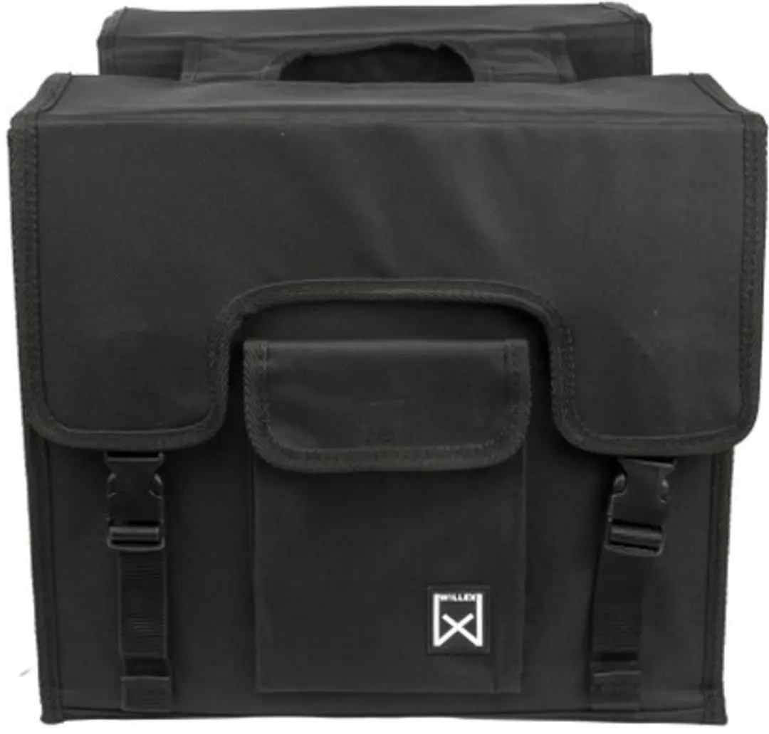 Willex Shopper Dubbele Fietstas 38L - Zwart - afbeelding 2 van 6