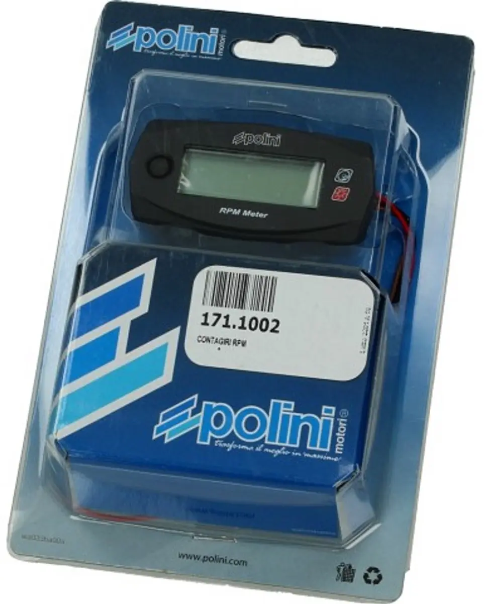 Polini LCD Toerenteller - Achtergrondverlichting