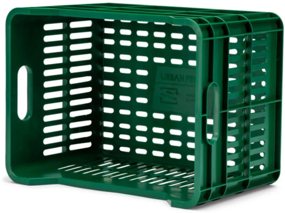 URBAN PROOF Junior Fietskrat 15L - Retro Green - afbeelding 5 van 5