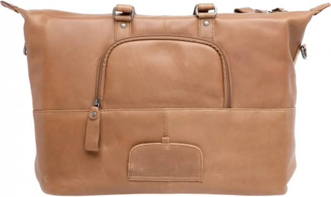 New Looxs Verla Fietstas Laptoptas 15 inch - Leer - 21L - Cognac - afbeelding 2 van 6