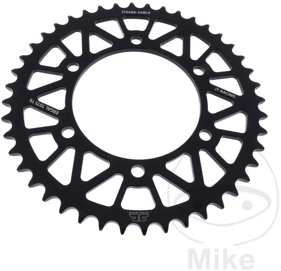 Couronne Alu 44 Dents PAS 520 Noir JT Diam�tre Int�rieur 110 Espacement Fixa