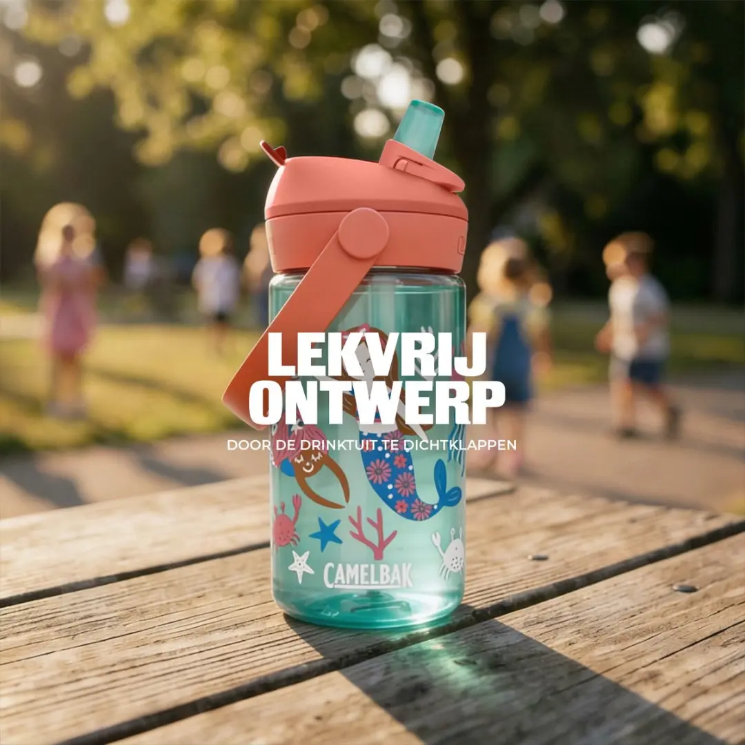 CamelBak Thrive Flip Straw Kids 400ml - Groen - afbeelding 6 van 6