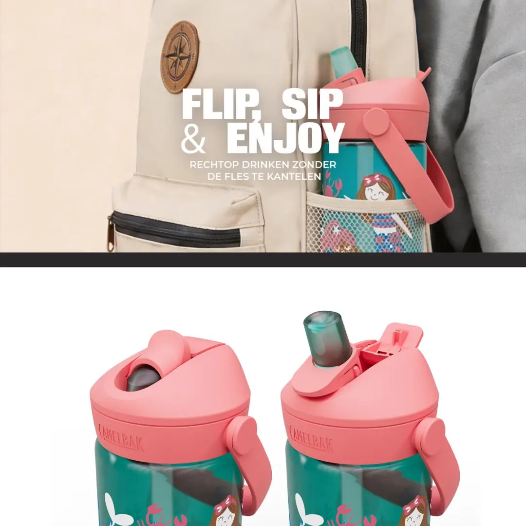 CamelBak Thrive Flip Straw Kids 400ml - Groen