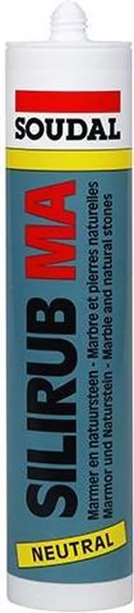 Soudal Silirub MA Marmergrijs Kit - 300ml