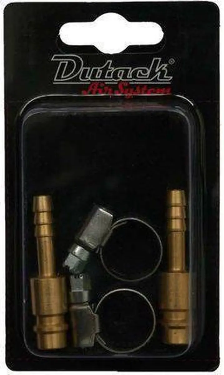 Dutack Koppeling insteeknippels-slangpilaar [2x]  6mm Euro.4842103