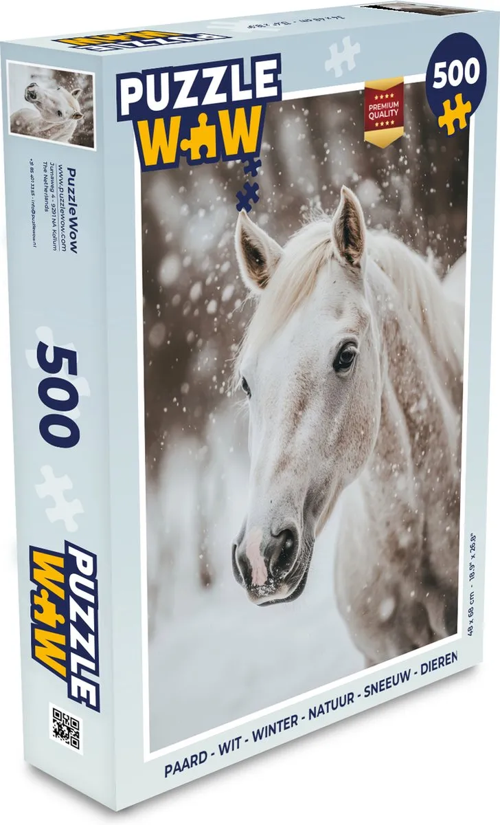 PuzzleWow Paard Legpuzzel 500 Stuks