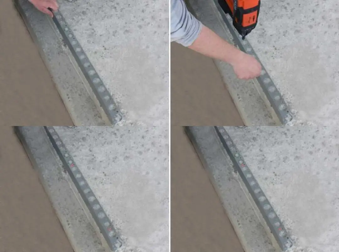 GB Hoeklijn voor Zandcementdekvloer 40x80x1150mm