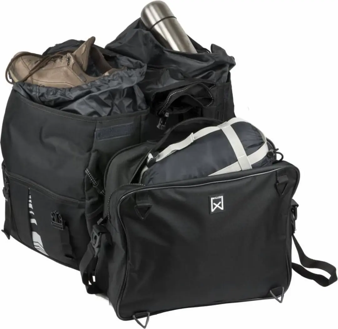 Willex Bagagetas XL 1200 Dubbele Fietstas 65L - Zwart - afbeelding 5 van 5