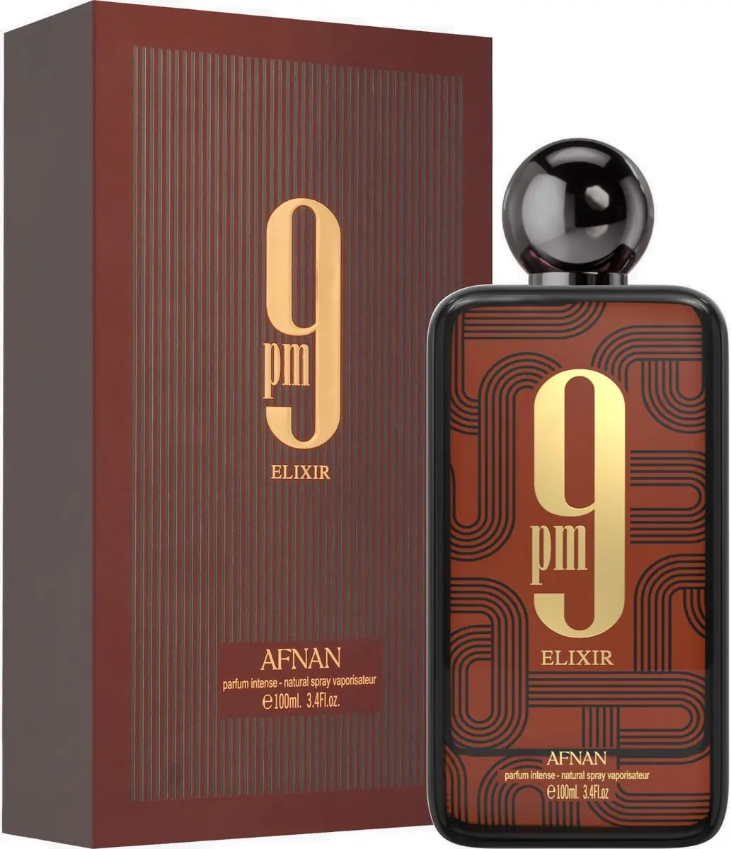 Afnan 9 PM Elixir Eau de Parfum 100ml - afbeelding 4 van 5