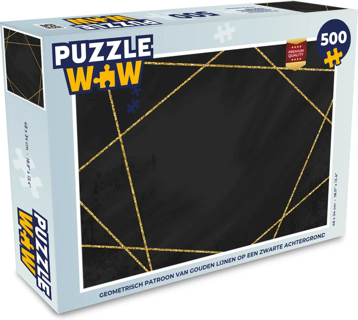 PuzzleWow Geometrisch Patroon Legpuzzel 500 Stuks - Multicolor