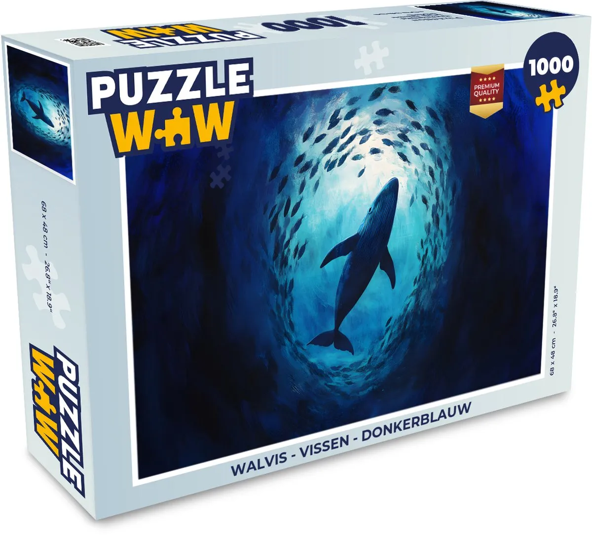 PuzzleWow Walvis Legpuzzel 1000 Stuks