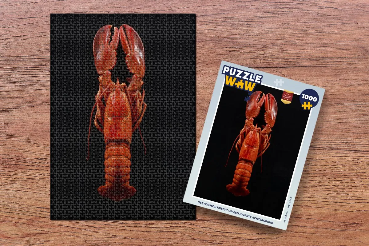 PuzzleWow Kreeft Legpuzzel 1000 Stuks - Multicolor