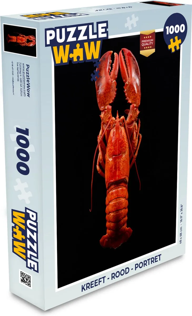 PuzzleWow Kreeft Legpuzzel 1000 Stuks