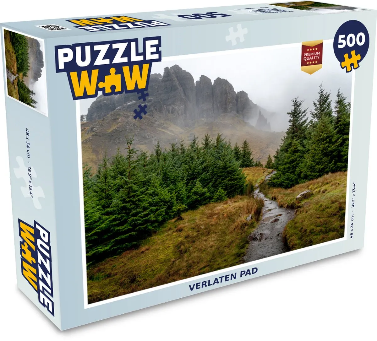 PuzzleWow Verlaten Pad Legpuzzel 500 Stuks