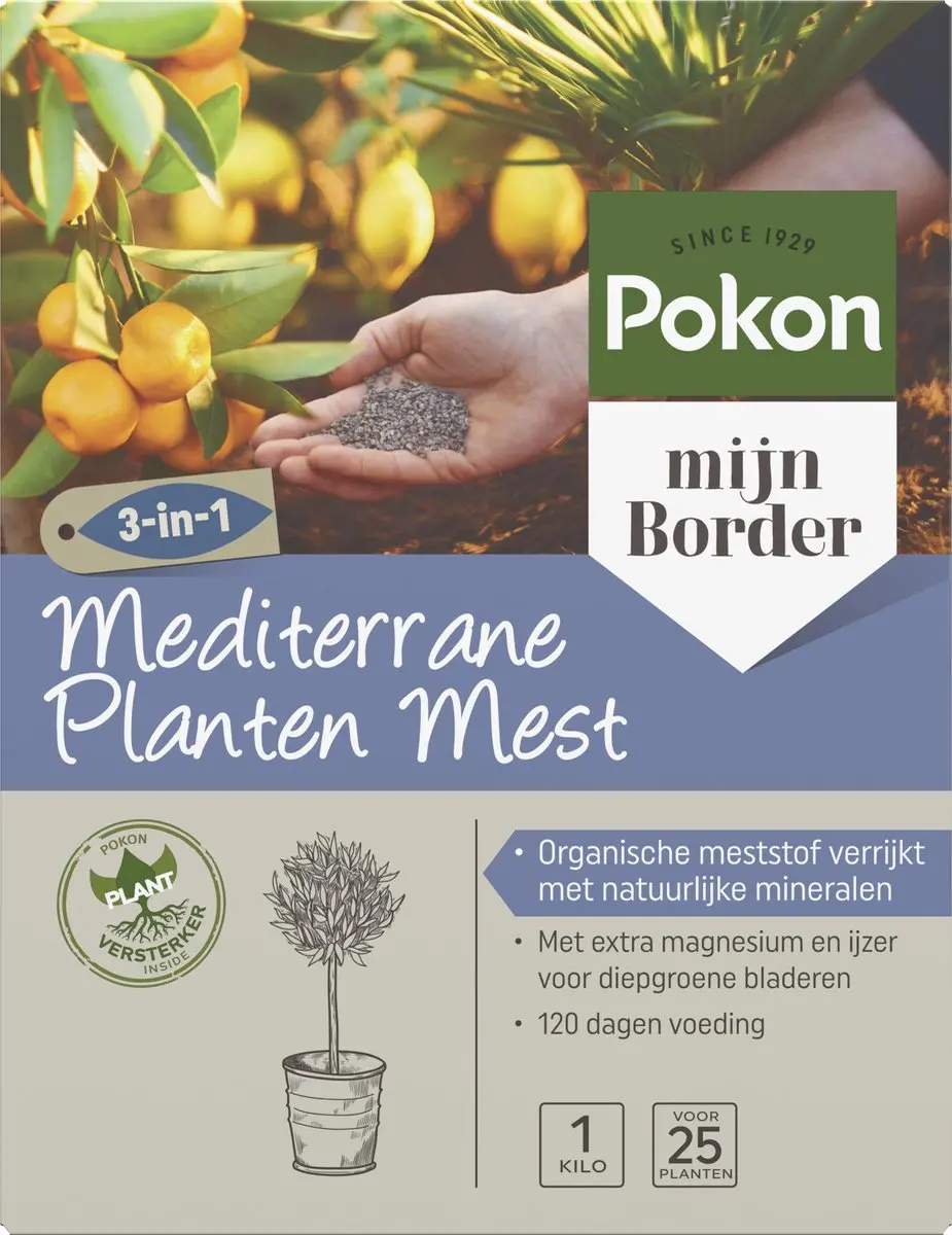 Pokon Mediterrane Planten Mest 1kg