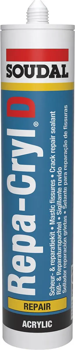 Soudal Repa-cryl D 310ml Structuurkit