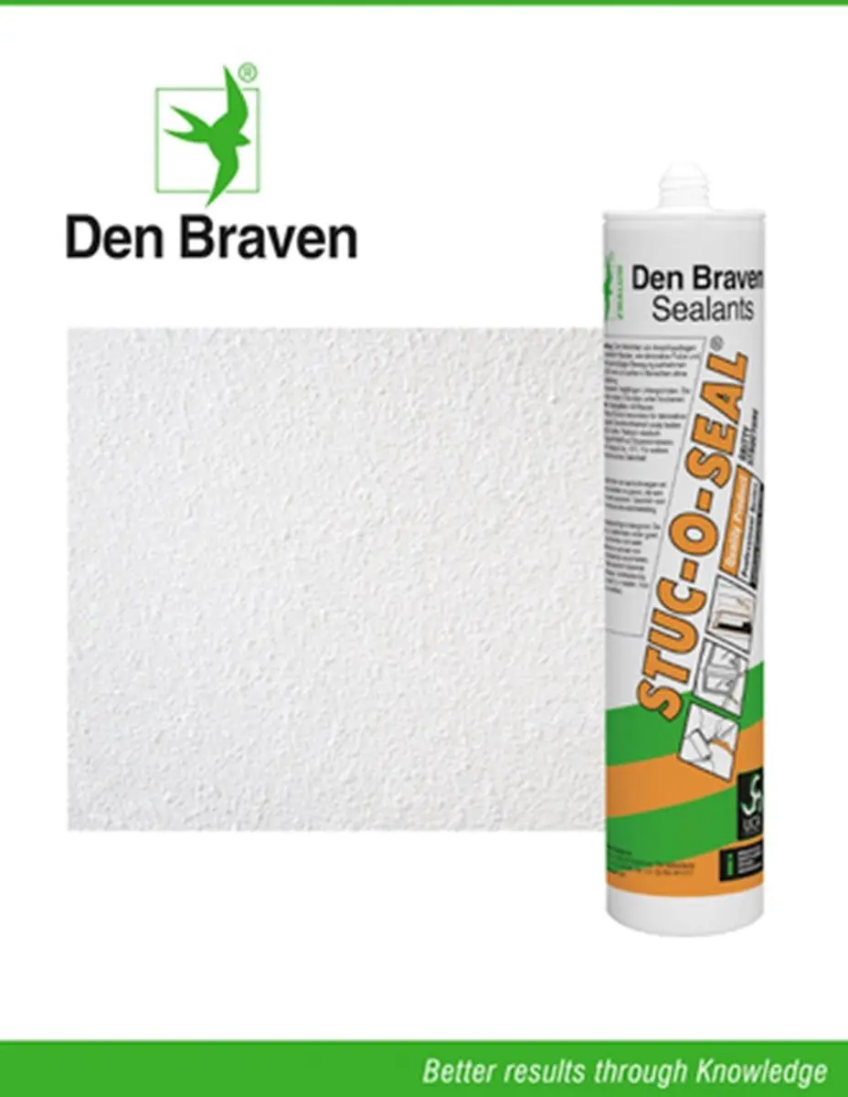 Zwaluw Den Braven Stuc-O-Seal Structuurkit 310ml - Wit