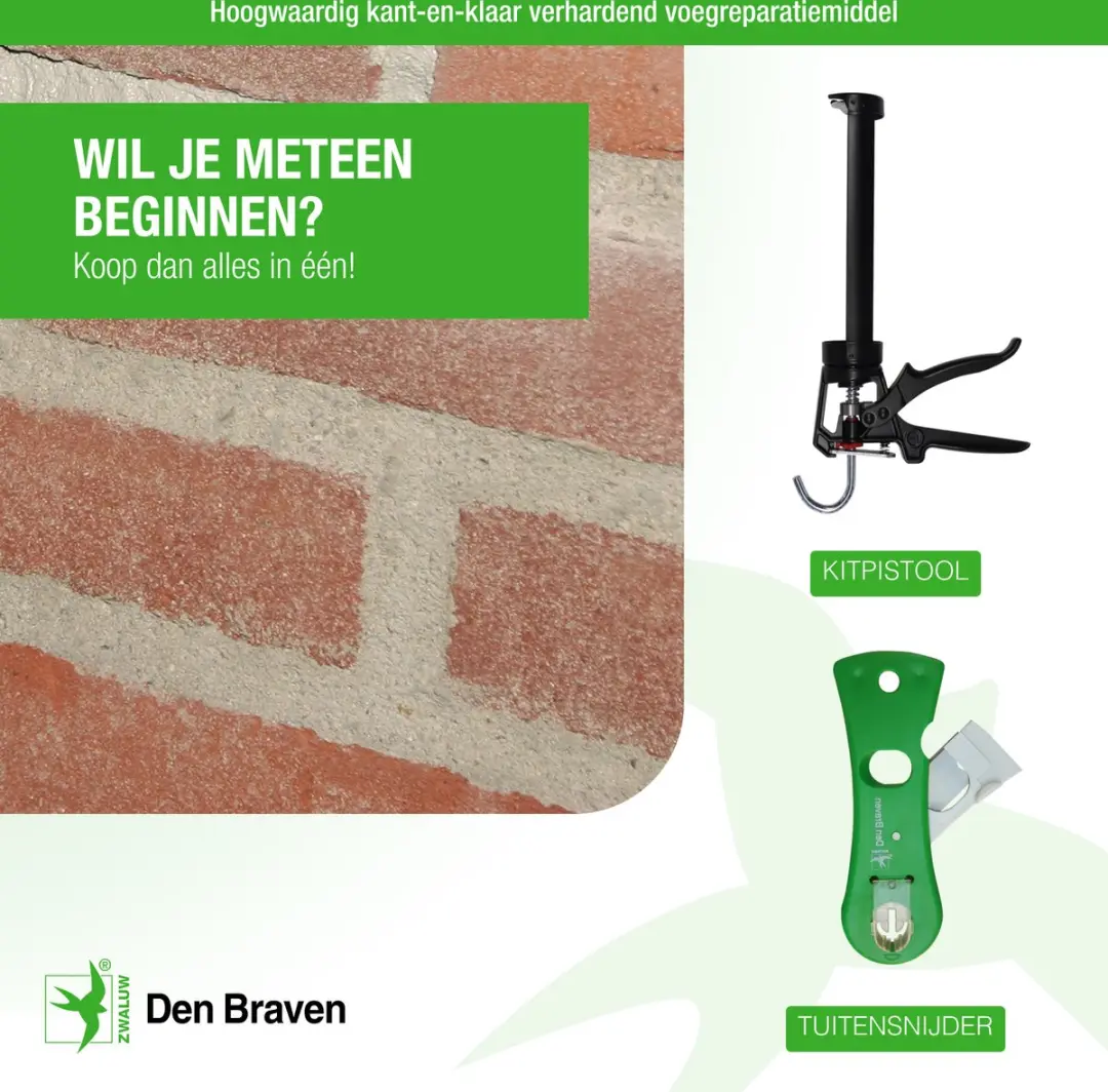 Den Braven Zwaluw Joint Fix 310ml - Lichtgrijs