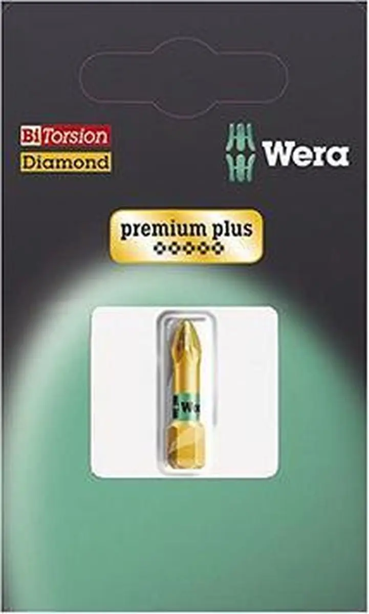 Wera 855/1 BDC Pozidriv Bit PZ2 25mm