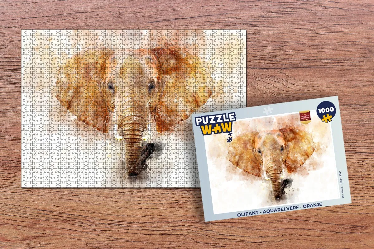 PuzzleWow Legpuzzel 1000 Stuks - Multicolor