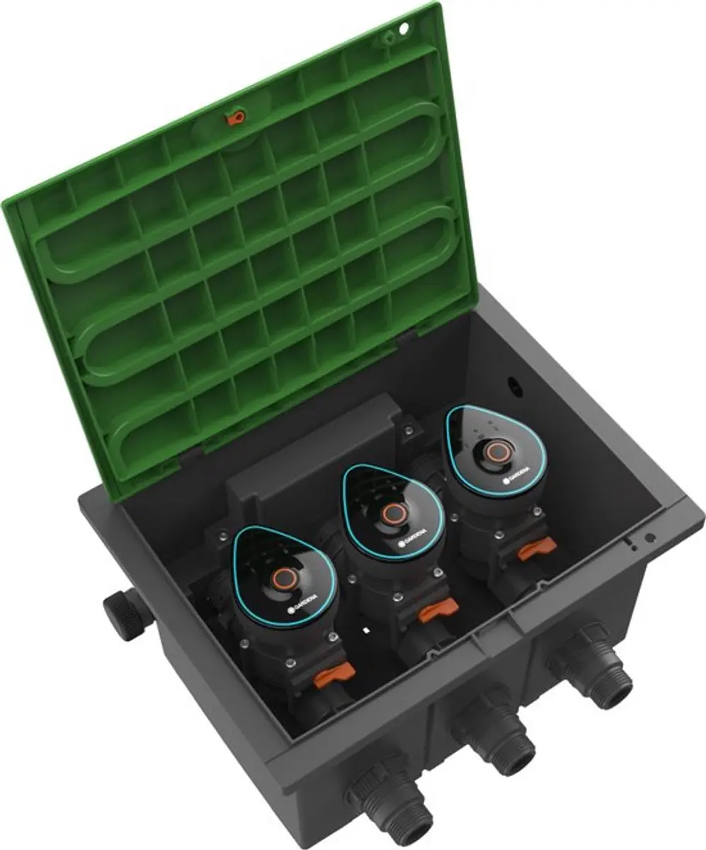 Gardena 9V Bluetooth Ventielbox 3 Uitgangen