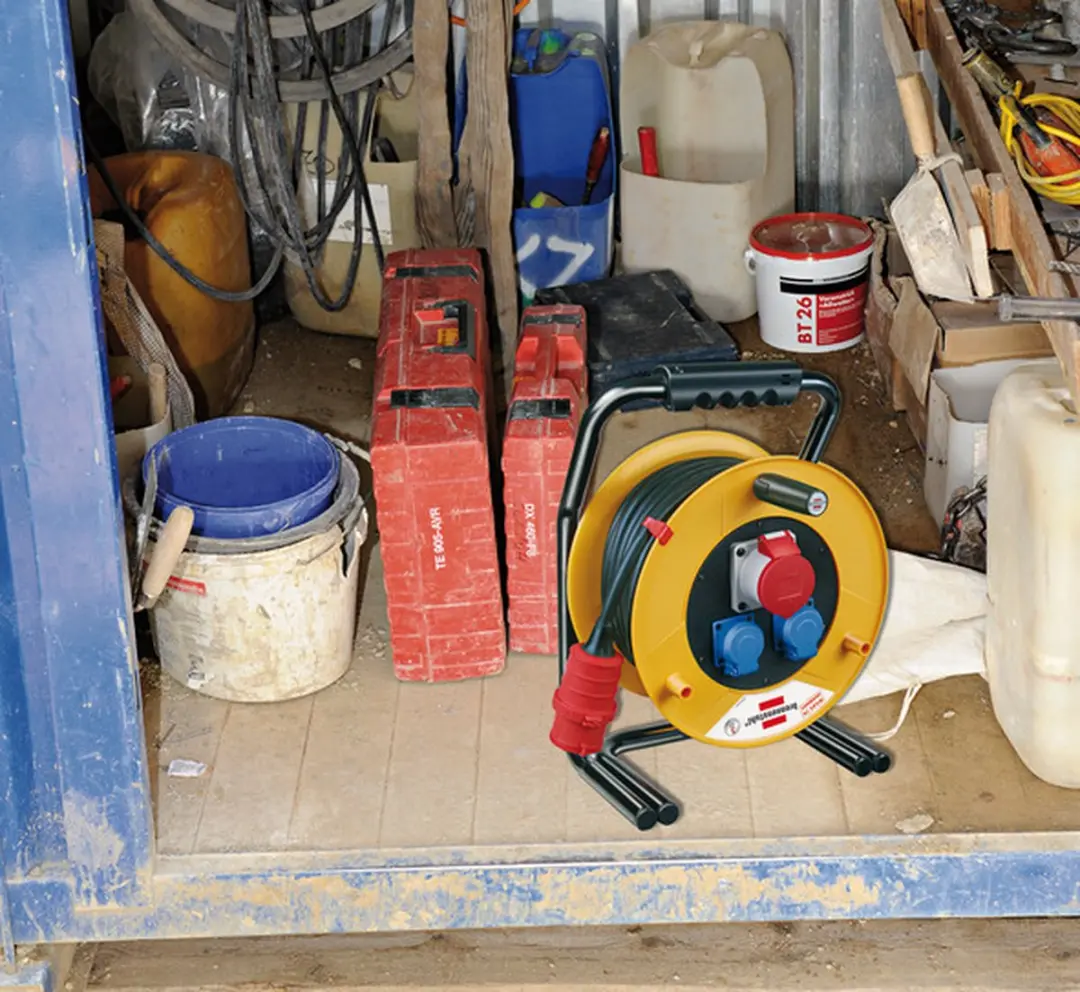 Brennenstuhl Brobusta CEE 1 Kabelhaspel 40m 5G1,5 - 3680W - Meerkleurig