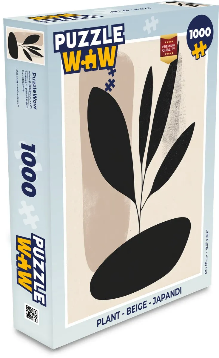 PuzzleWow Japandi Legpuzzel 1000 Stuks