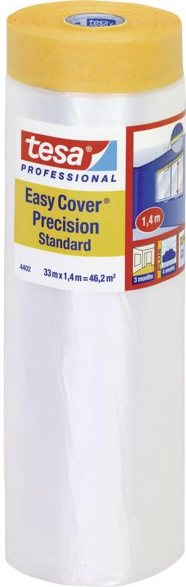 tesa 04402-00002-01 Afdekfolie tesa Easy Cover Oranje (l x b) 33 m x 1.4 m 1 stu
