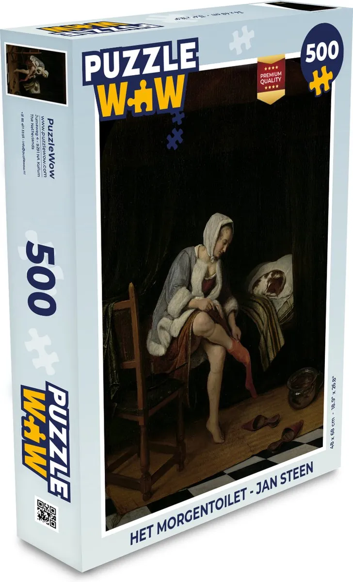PuzzleWow Jan Steen Legpuzzel 500 Stuks