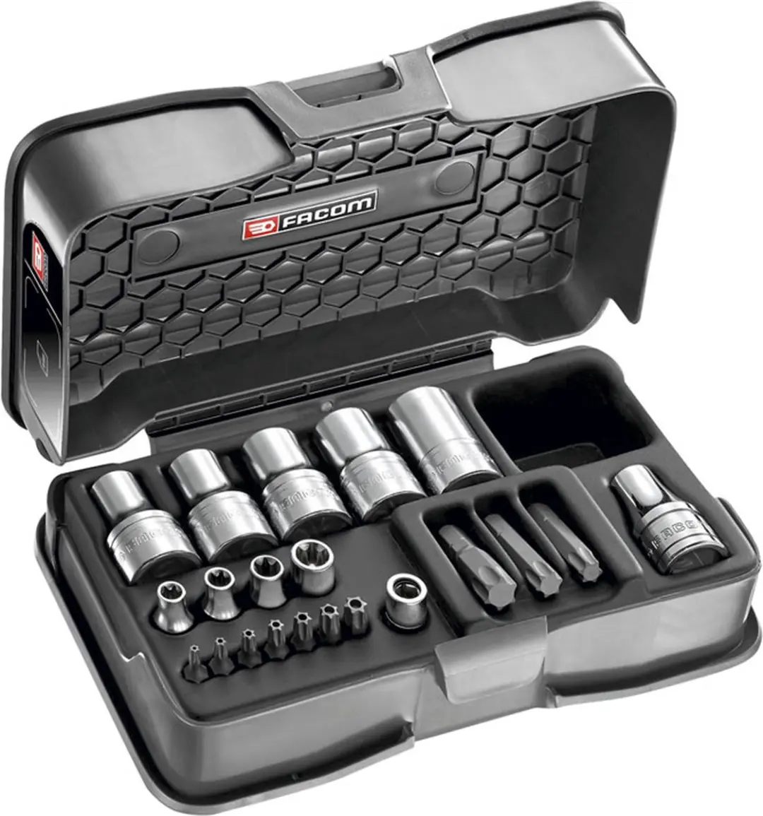 Facom Bit- en Doppenset 1/4 en 1/2 Torx