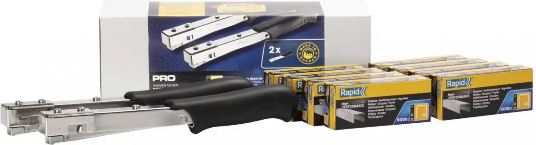 Rapid R19 Hamertacker (Duo) Mega pack incl. 40.000 nieten