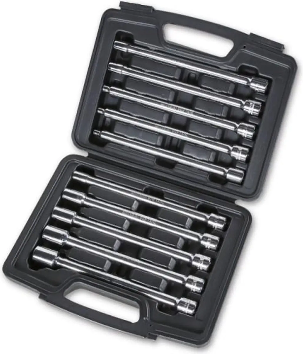 Beta 10-delig set van dopsleutels voor bouten met Torx® profiel, lange uitvoeri