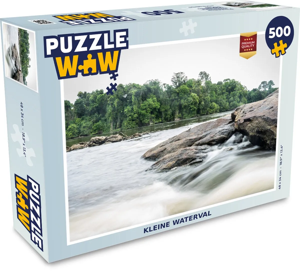 PuzzleWow Kleine Waterval Legpuzzel 500 Stuks