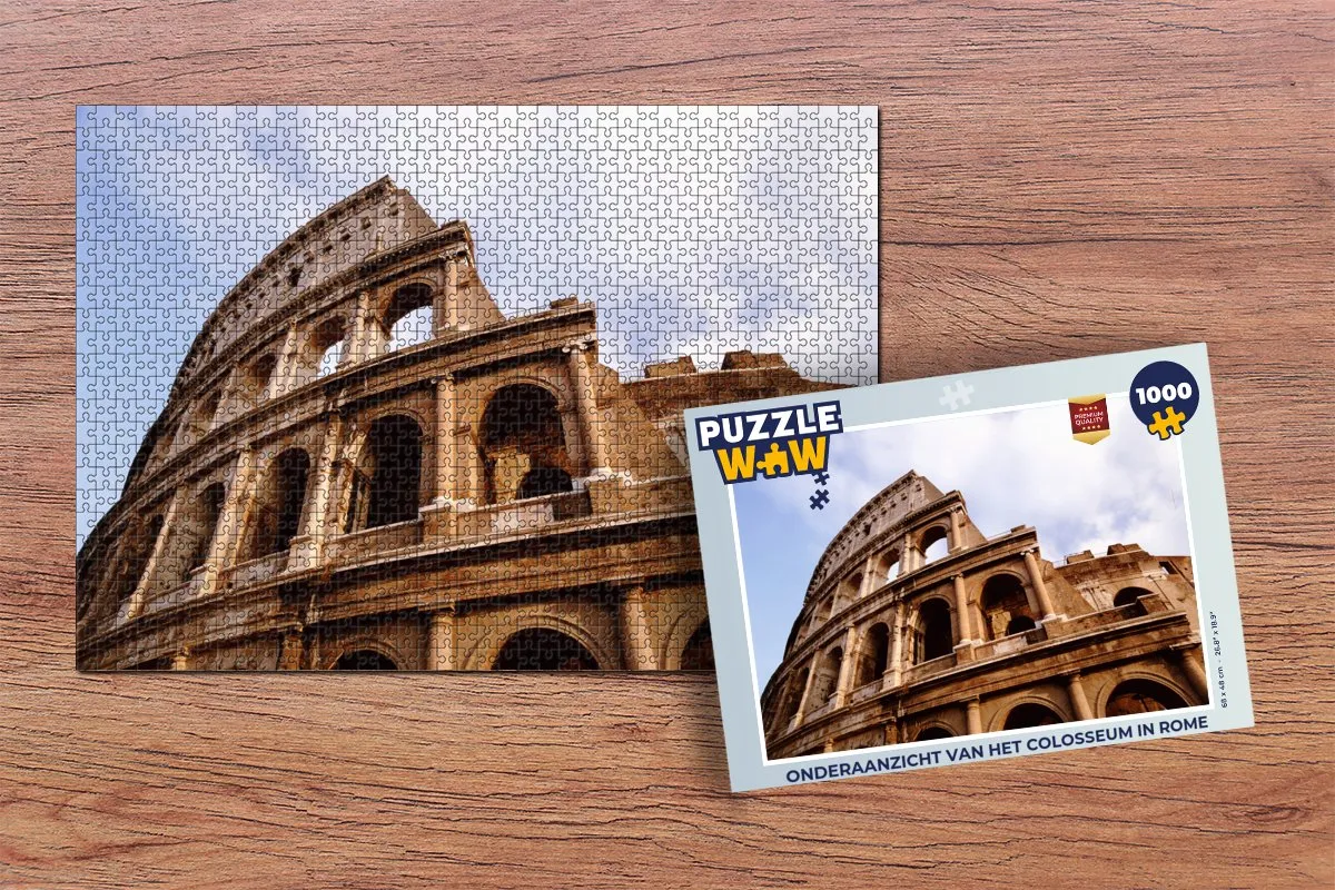 PuzzleWow Colosseum Legpuzzel 1000 Stuks - Multicolor