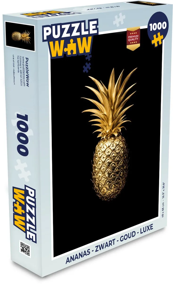 PuzzleWow Ananas Puzzel 1000 Stuks