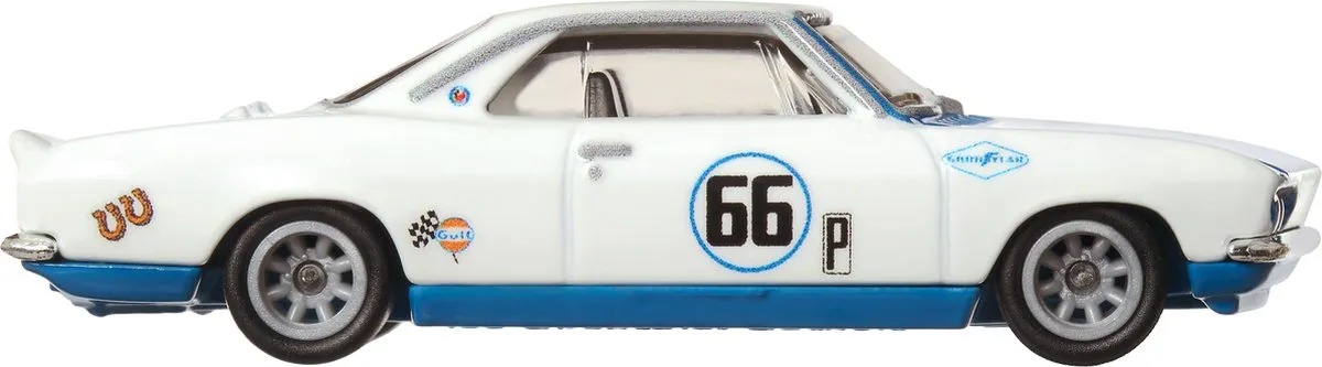 Hot Wheels Boulevard HRT69 Racewagen - Blauw/Wit - afbeelding 6 van 6