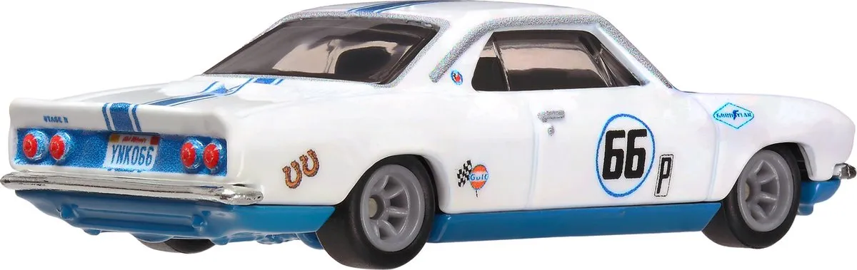 Hot Wheels Boulevard HRT69 Racewagen - Blauw/Wit