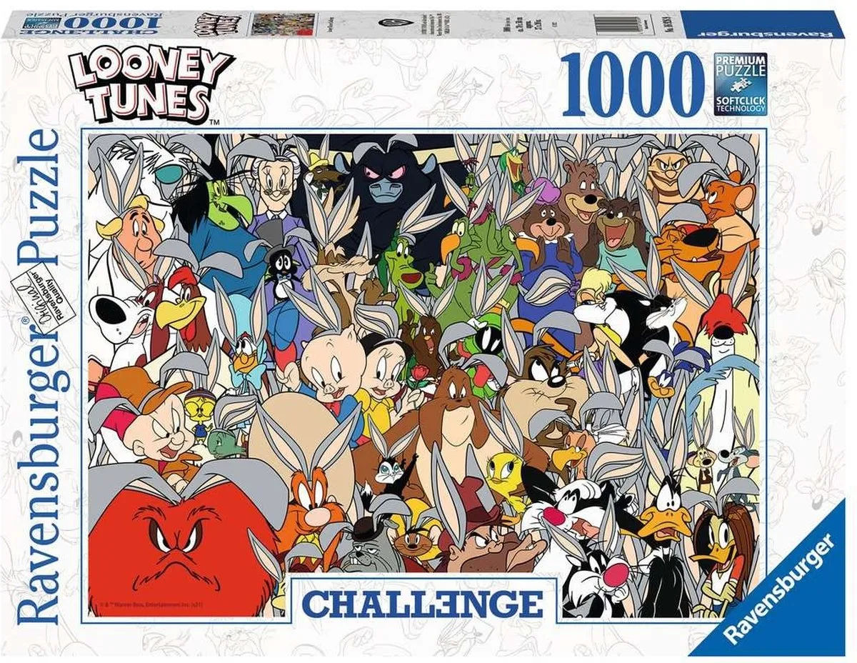 Ravensburger Looney Tunes Challenge Legpuzzel 1000 Stuks