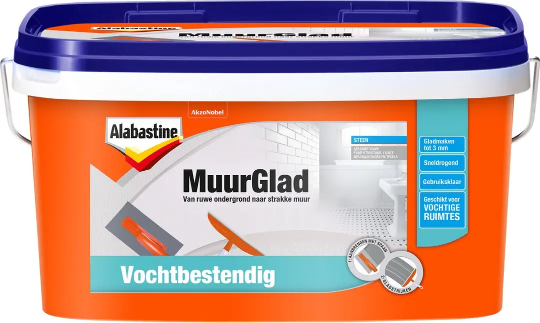 Alabastine muurglad vochtbestendig
