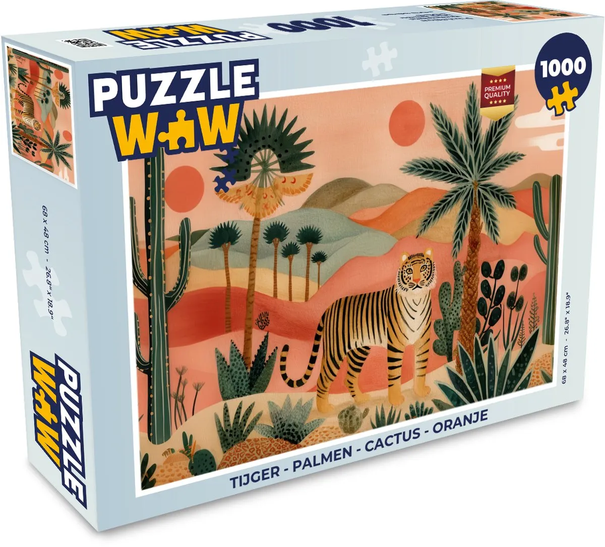 PuzzleWow Legpuzzel 1000 Stuks