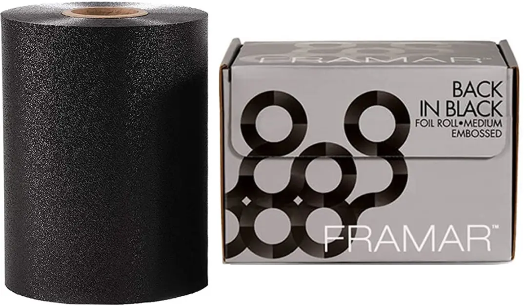 Framar Back In Black Haarverf Folie Embossed Medium 98m