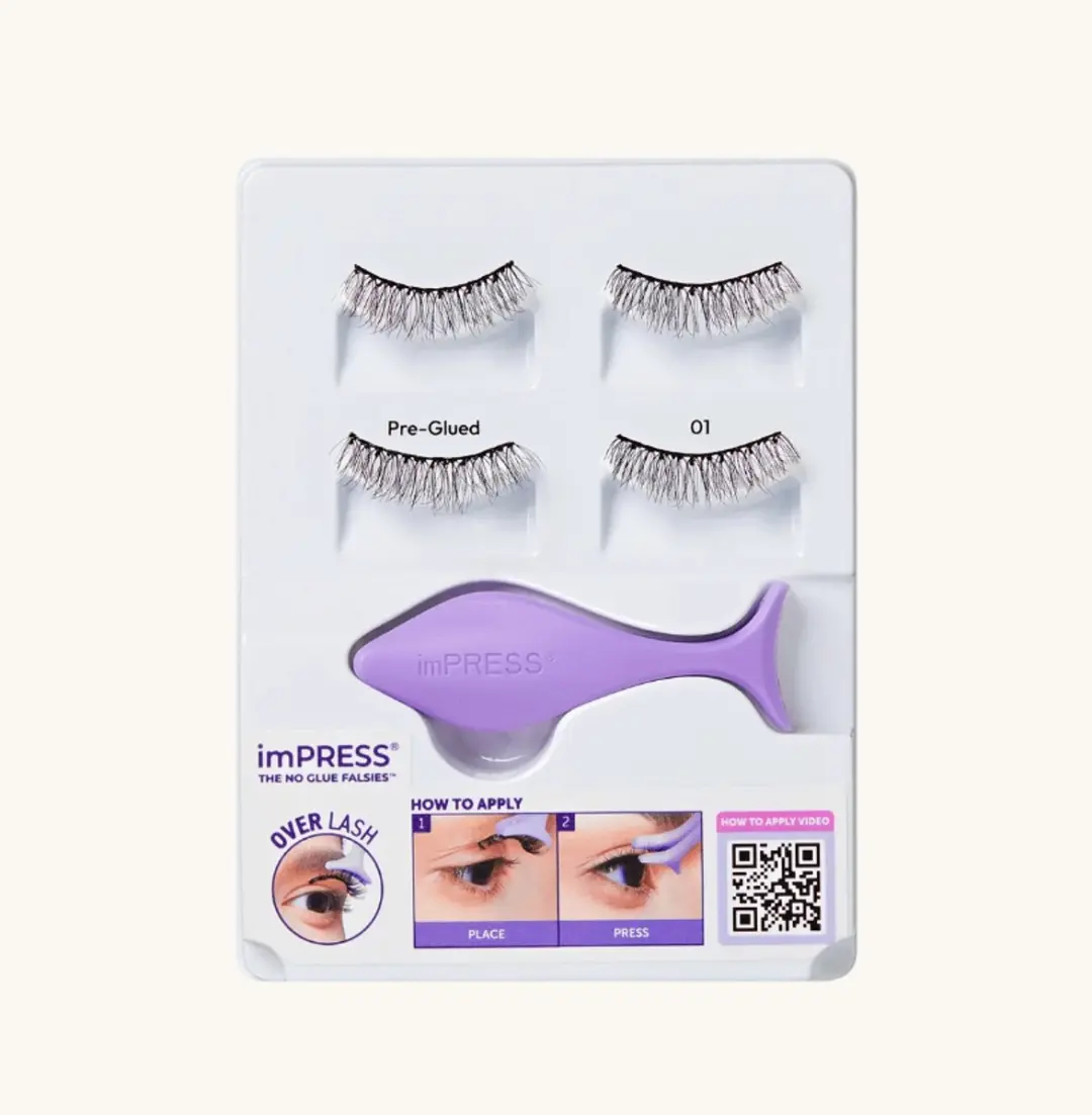 imPRESS Falsies Classic Natural - Zelfklevende Stripwimpers - 2 Paar - afbeelding 2 van 4