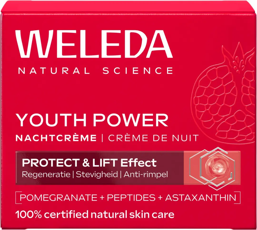Weleda Youth Power Nachtcrème Granaatappel Astaxanthine 40ml