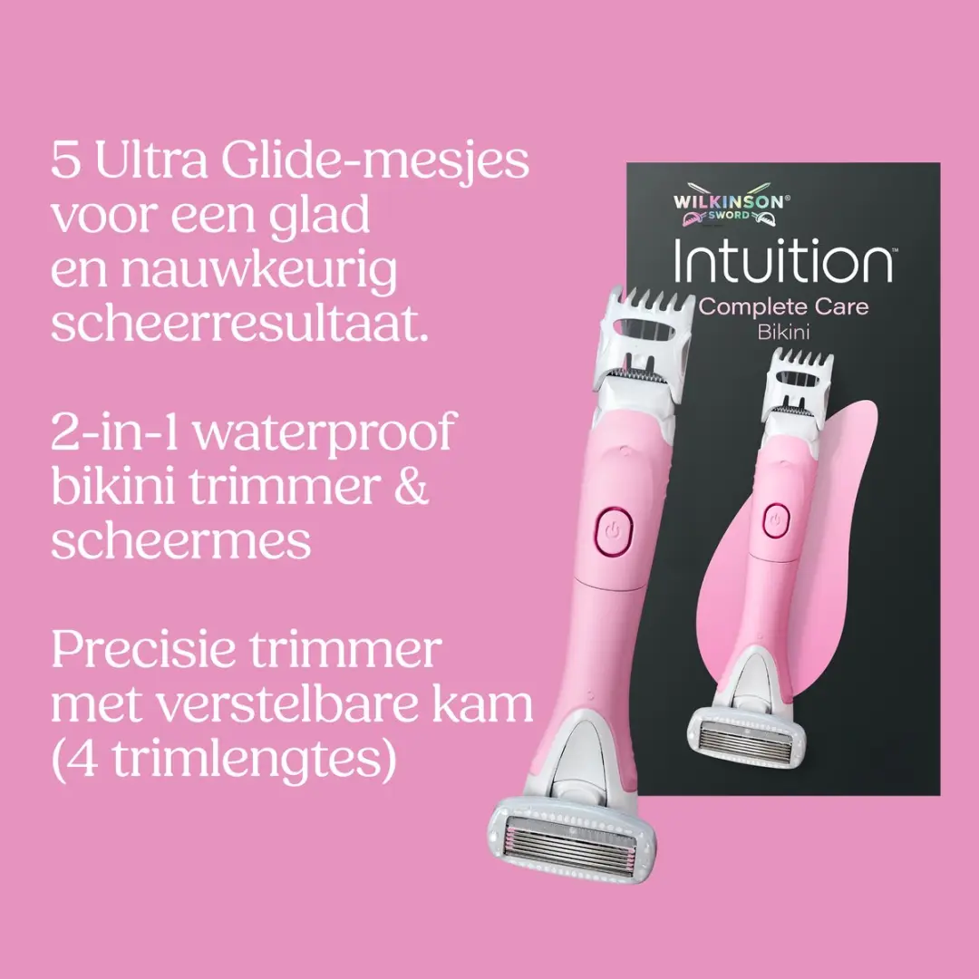 Wilkinson Sword Intuition Complete Care Bikini Scheerapparaat - Roze