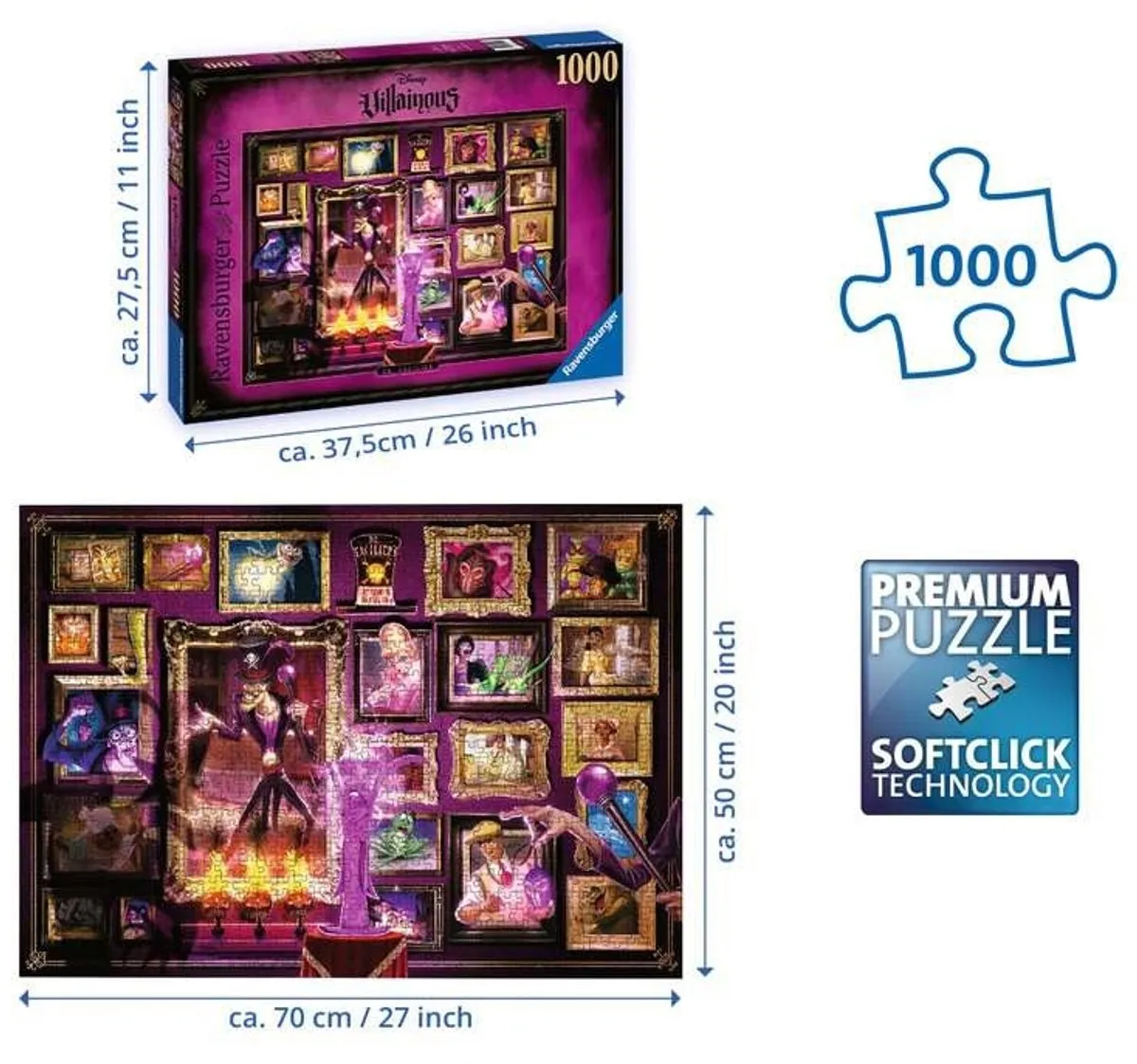 Ravensburger Disney Villainous Dr. Facilier Legpuzzel 1000 Stuks