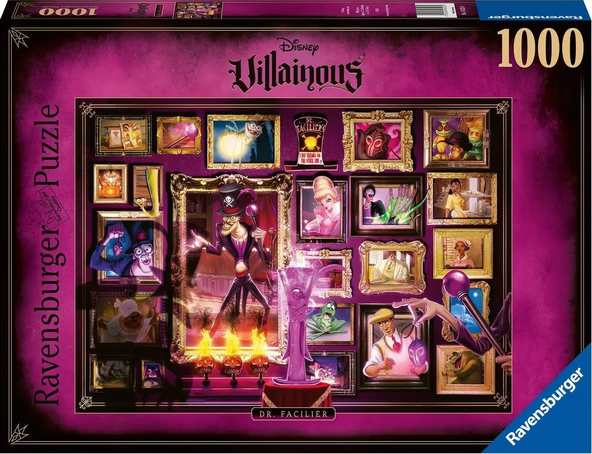 Ravensburger Disney Villainous Dr. Facilier Legpuzzel 1000 Stuks