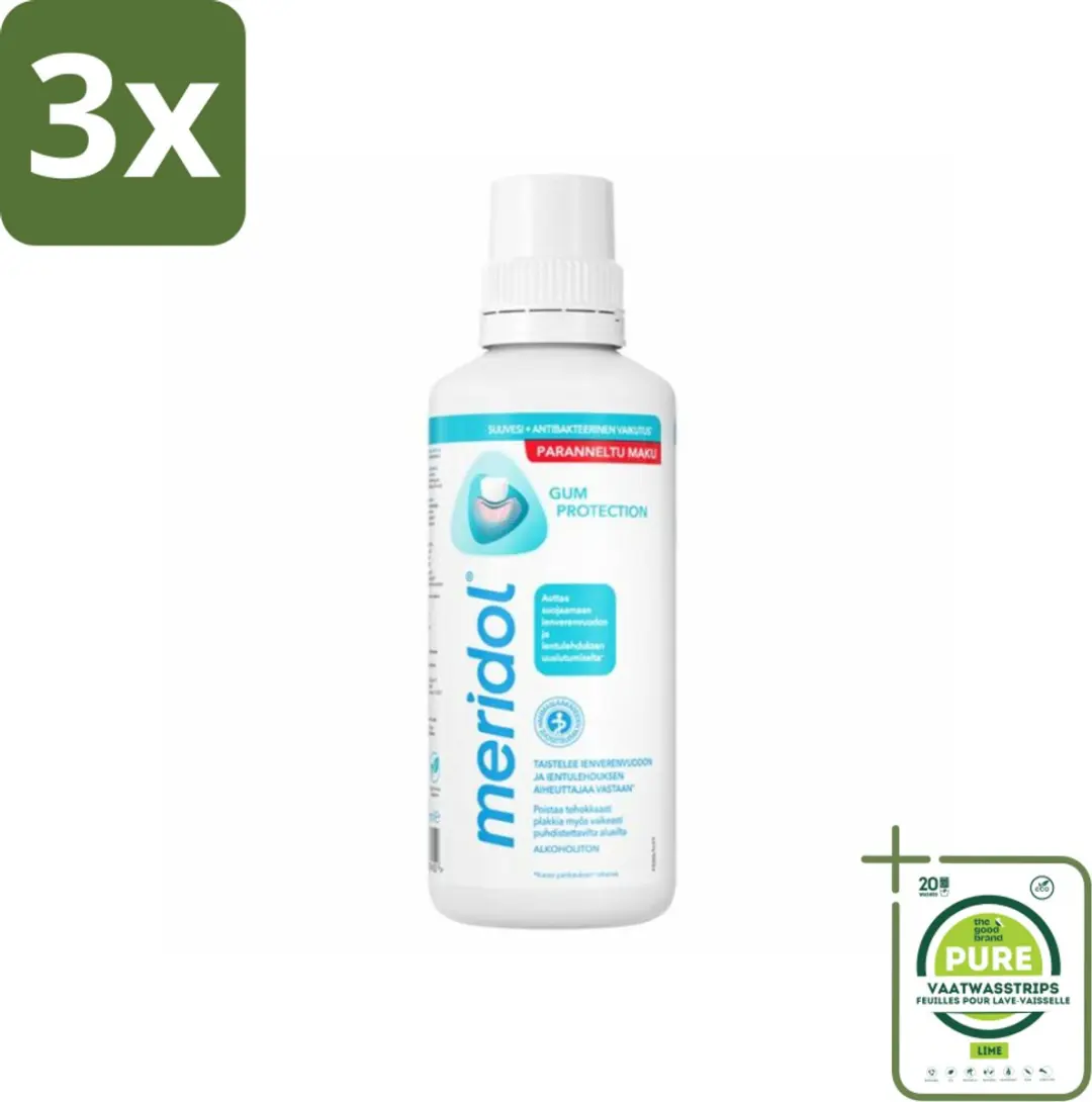 3 x Meridol Mondspoeling Tandvleesbescherming 400 ml