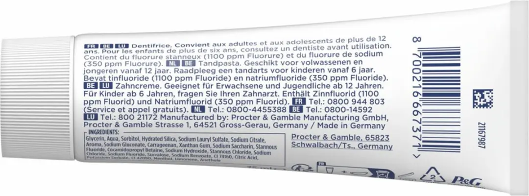 Oral-B Professional Glazuurversterkend Tandpasta Extra Fris - 75ml - afbeelding 2 van 5