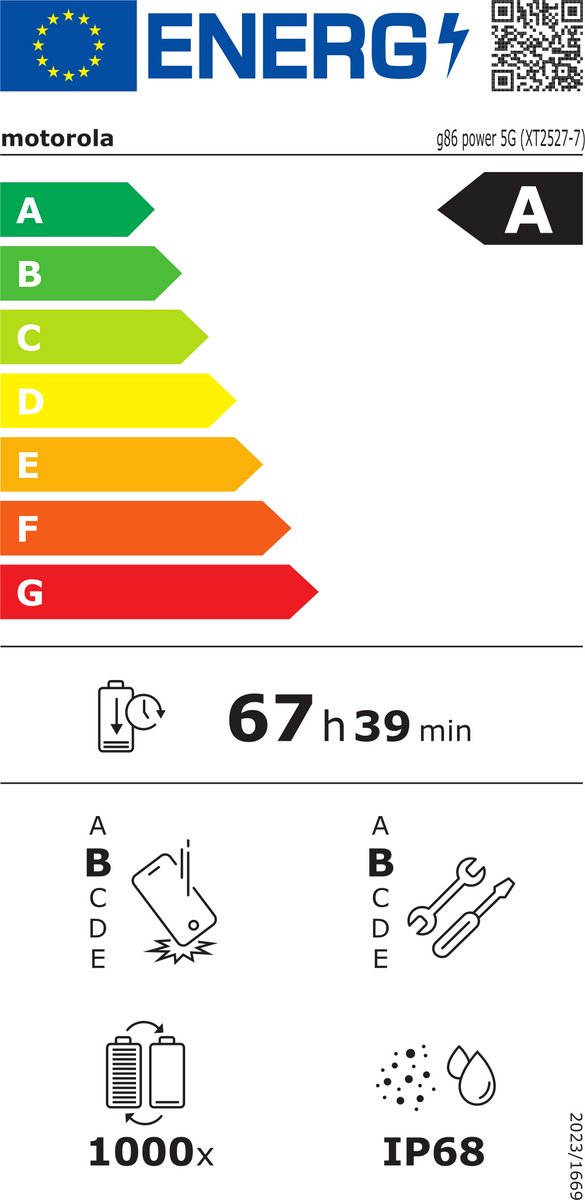 Motorola moto g86 Power 5G - 12GB/256GB - Groen
